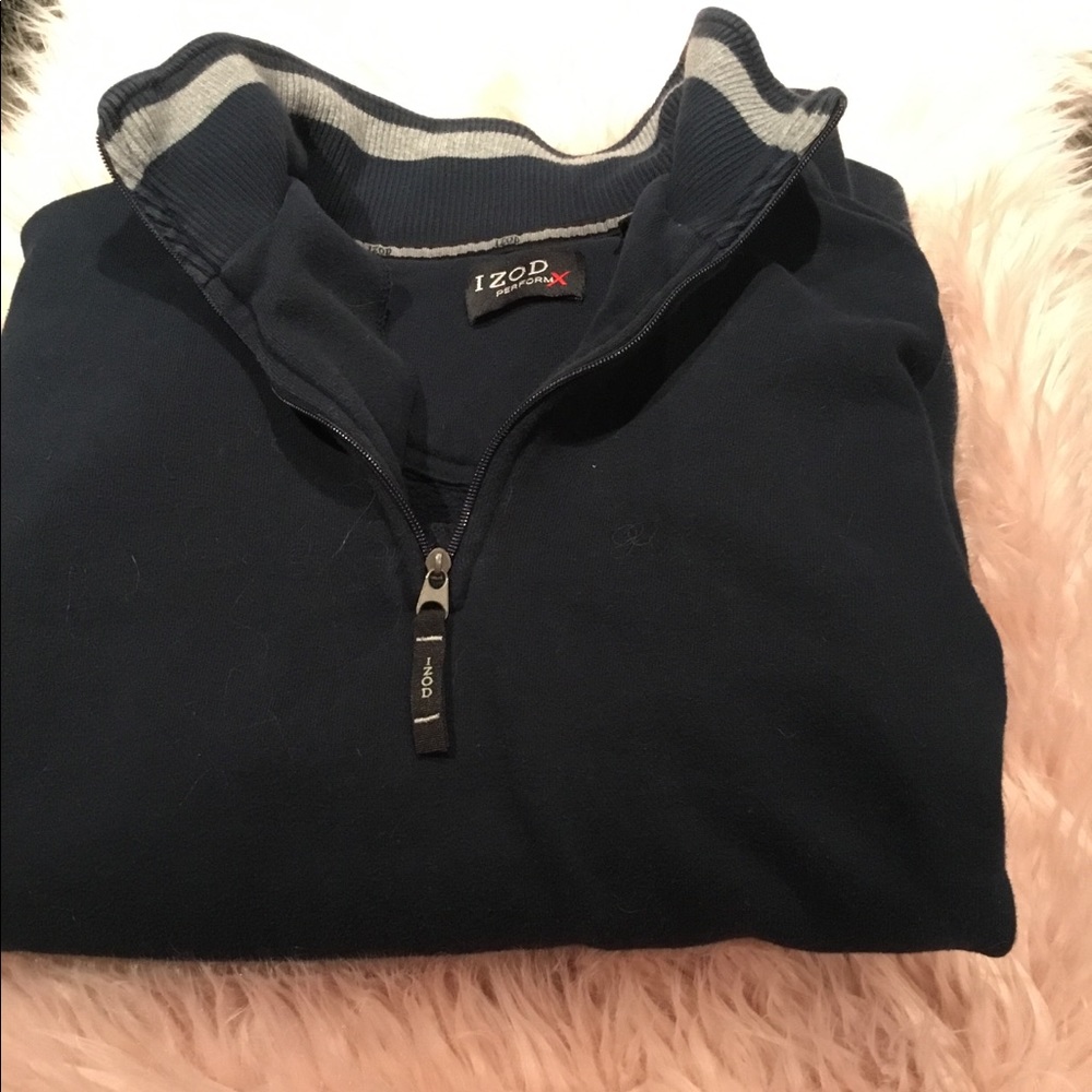 Izod performance 1/4 zip pullover sweatshirt
